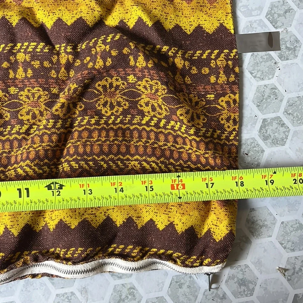 Vintage Patterned Boho Zip Up Pillow Case